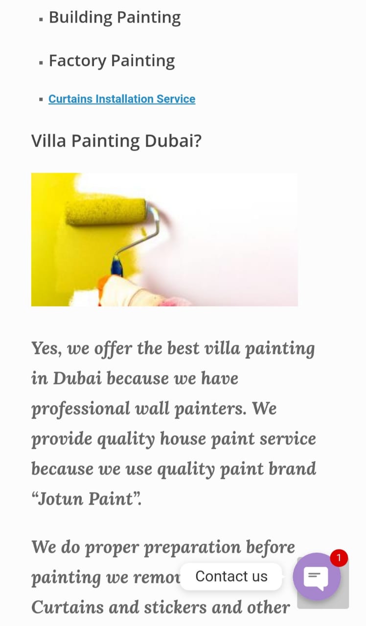 Villa Painting Dubai